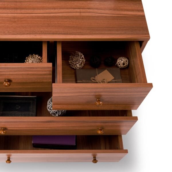 Dressing Table in Walnut Finish - Image 3