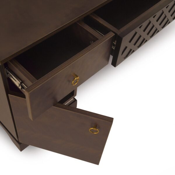 Dressing Table in Cherry Finish - Image 3