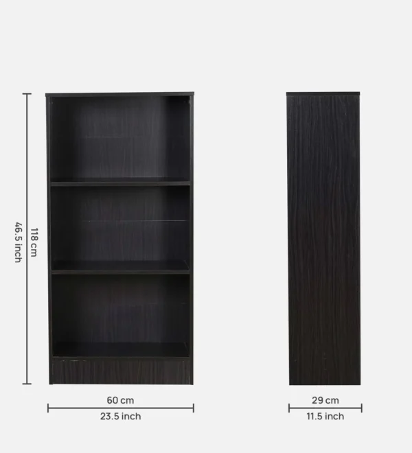 3 Tier Book Shelf in Wenge Finish - Image 5
