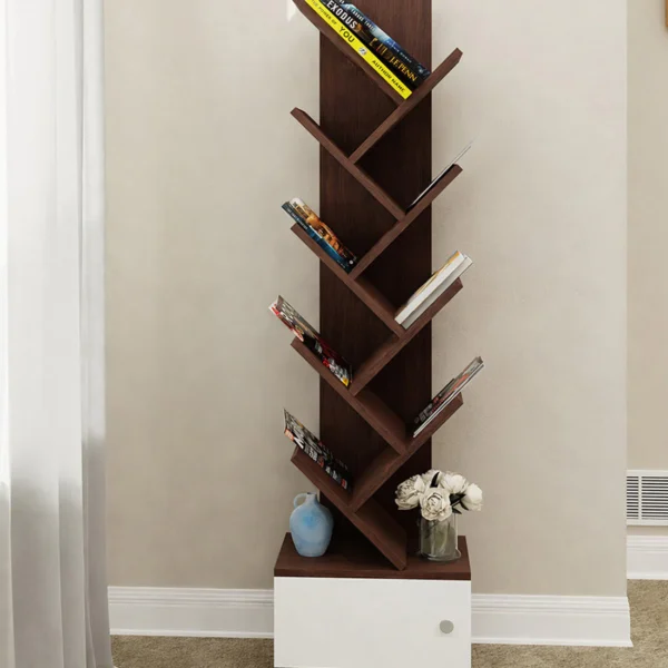 Bookshelf In Brown Colour