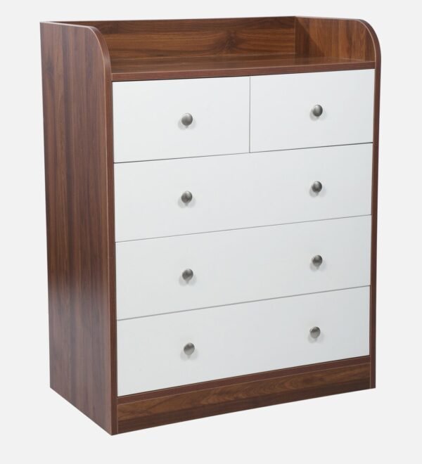 Chest Of Drawer In White Finish - Image 4