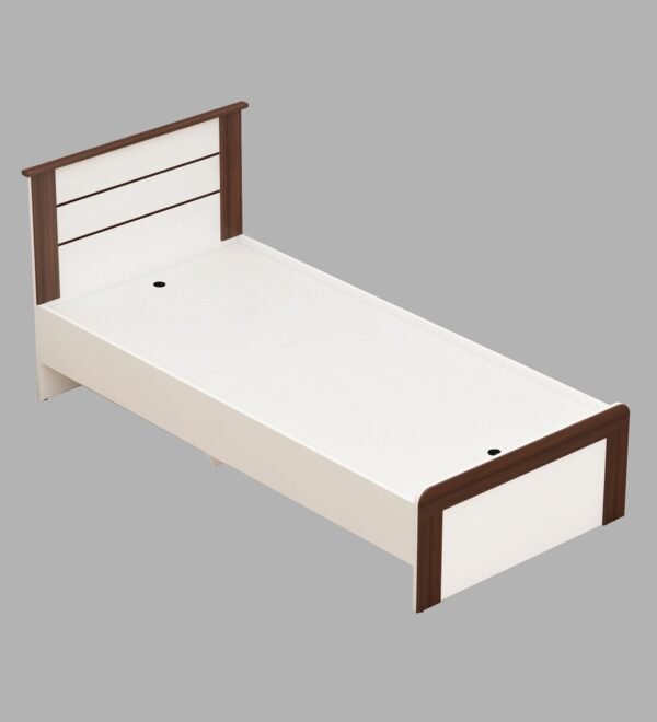 Grace Single Bed in Mist White Finish - Image 3