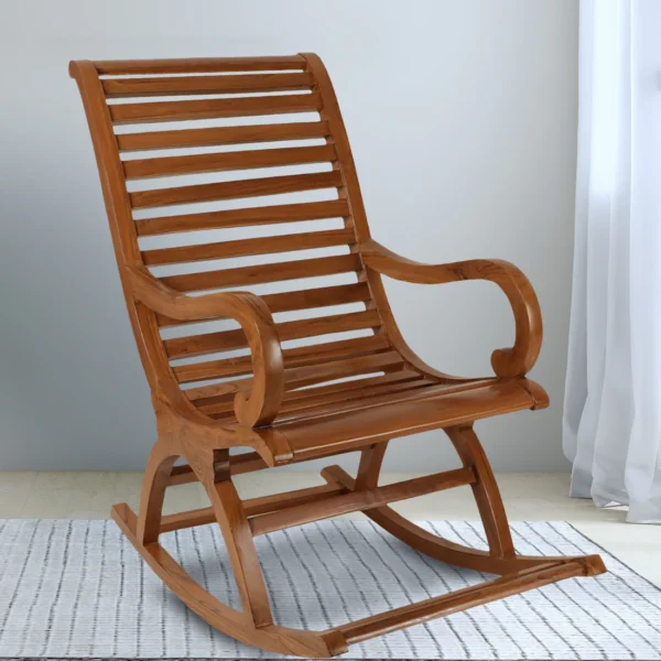 Rocking Chair in Teak Colour