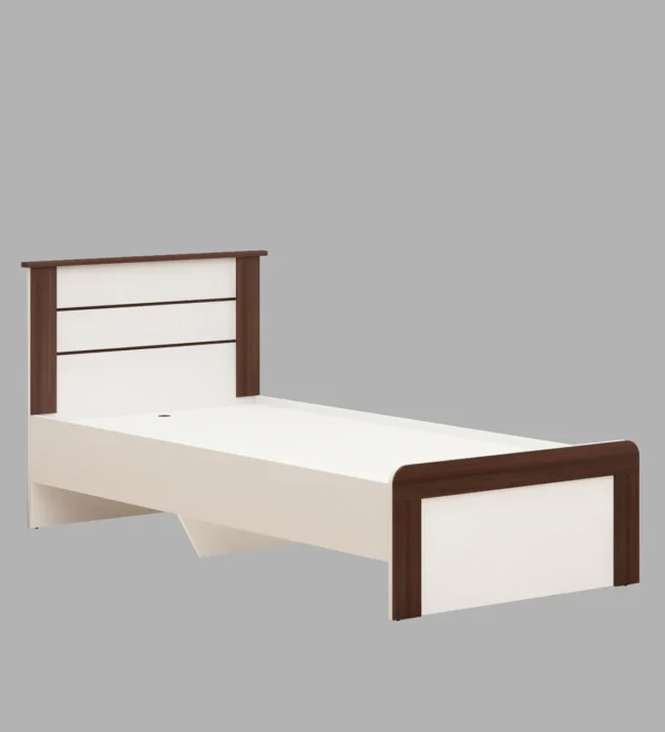 Grace Single Bed in Mist White Finish - Image 2