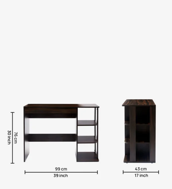 Writing Table in Brown Finish - Image 5