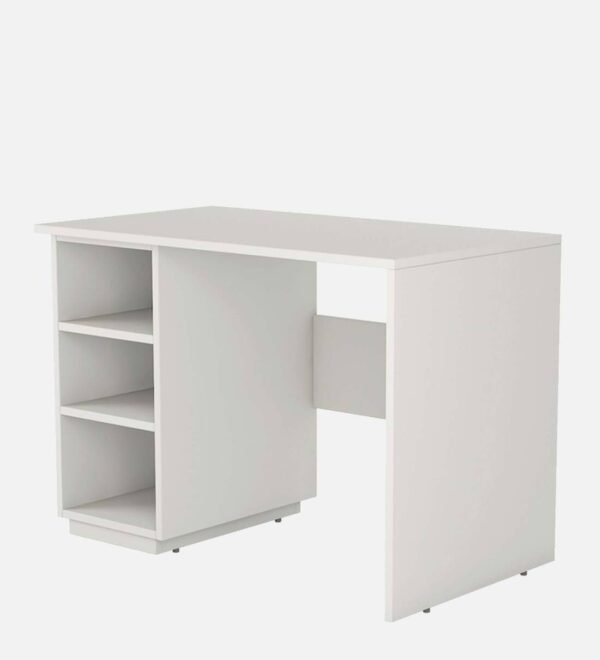 Study Table in Matte Frosty White Finish - Image 3