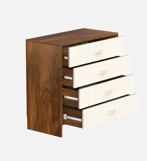 Chest Of Drawers In Brown Maple & Frosty Finish - Image 3