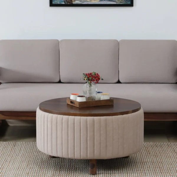 Wood Coffee Table In Provincial Teak Finish