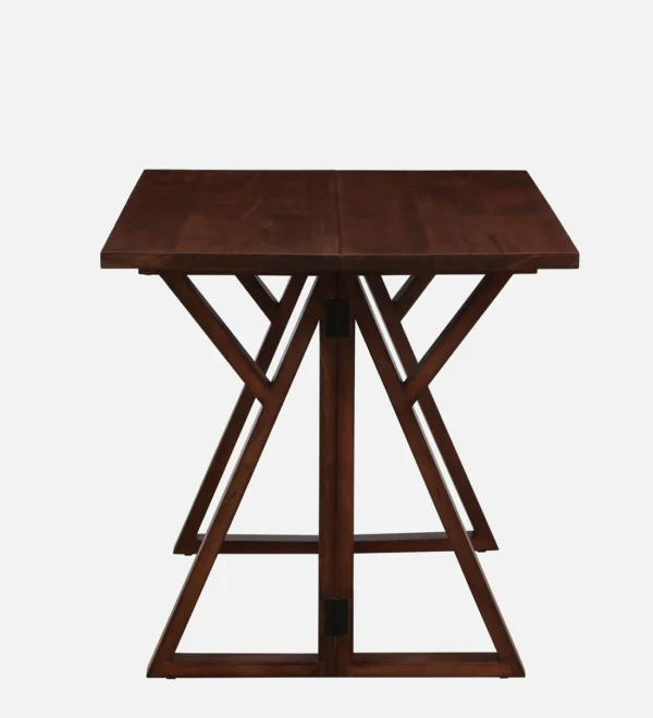 4 Seater Dining Cum Console Table In Tubbaq Finish - Image 4