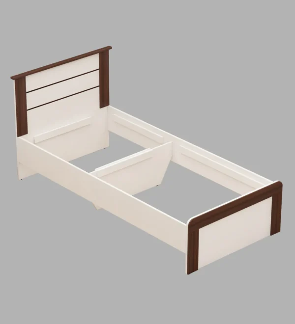 Grace Single Bed in Mist White Finish - Image 4