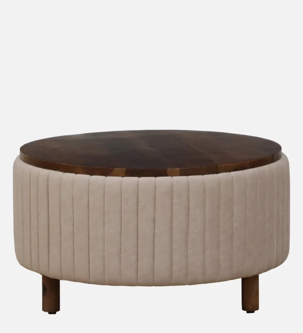 Wood Coffee Table In Provincial Teak Finish - Image 4