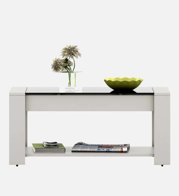 Eco Coffee Table In Frosty White Finish - Image 4