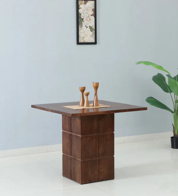2 Seater Dining Table In Tubbaq Finish