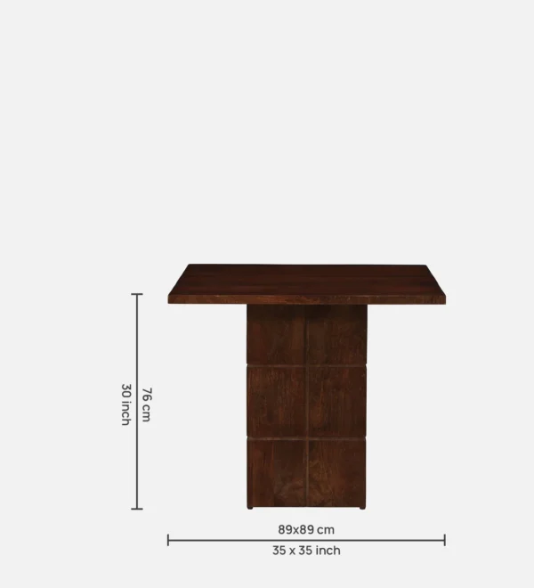 2 Seater Dining Table In Tubbaq Finish - Image 5