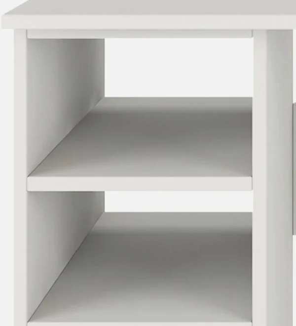 Study Table in Matte Frosty White Finish - Image 5