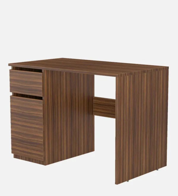 Study Table in Matte Walnut Brown Finish - Image 4