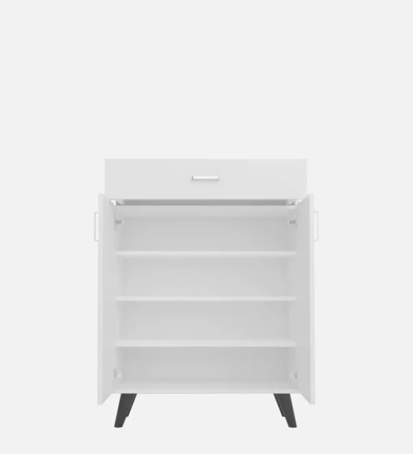 Shoe Cabinet In White Finish - Image 5