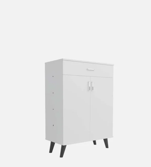 Shoe Cabinet In White Finish - Image 3