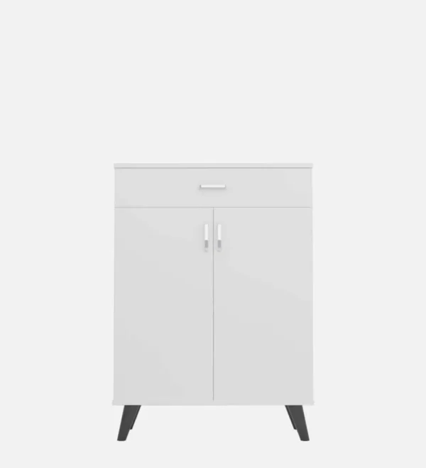 Shoe Cabinet In White Finish - Image 4