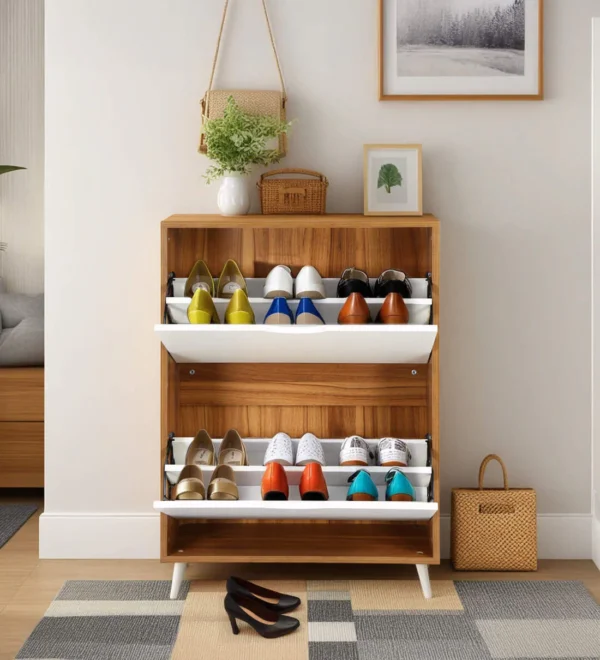 Shoe Cabinet White - Image 4