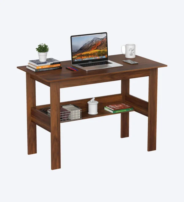 Study Table In Brown Maple Finish - Image 2