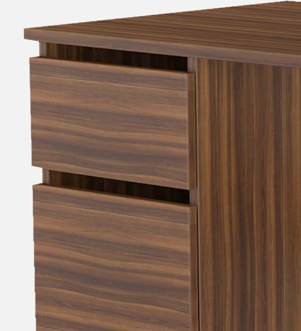 Study Table in Matte Walnut Brown Finish - Image 2